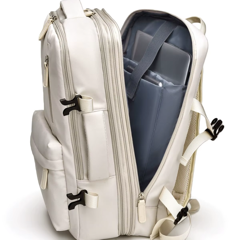 women's design backpack open compartment - Expandable Grey - Expandable Gray - Beige 1 - Beige 2 - Expandable Beige - Green 1 - Green 2 - Green 3 - Expandable Green - Dark Grey Green 2 - Dark Gray Green 2 - Expandable Dark Green - Black 1 - Black 2 - Expandable Black - Brown 1