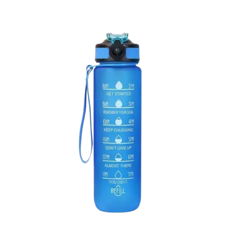 water bottle with straw - Sky Blue