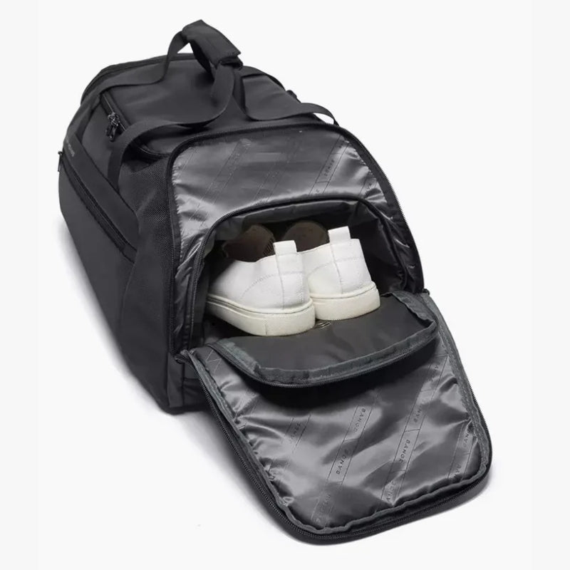 convertible travel bag open compartment - Black