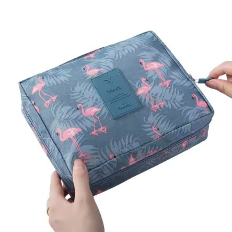 original travel toiletry bag - Pink Flamingo