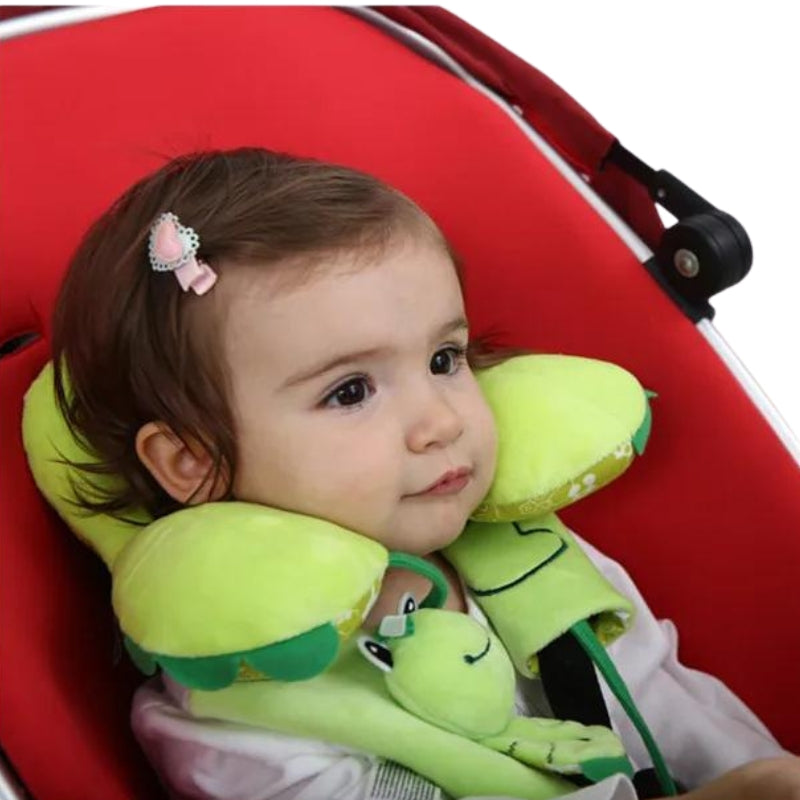 child travel pillow airplane child with pillow - Dog - Rabbit - Lion - Dinosaur - Chick - Teddy Bear - Panda - Fish