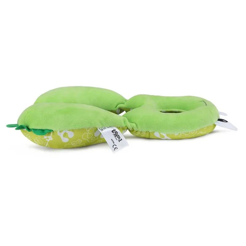 child travel pillow airplane two stacked pillows - Dog - Rabbit - Lion - Dinosaur - Chick - Teddy Bear - Panda - Fish