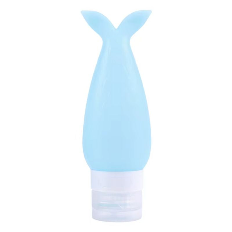 silicone travel container - Blue