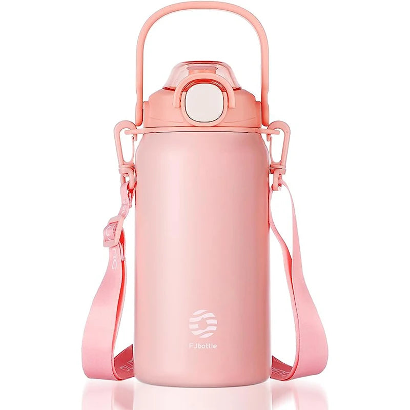 large capacity insulated water bottle - Pink