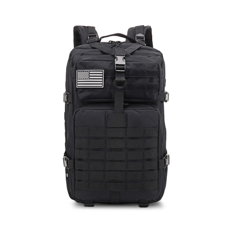 military hiking backpack - Black