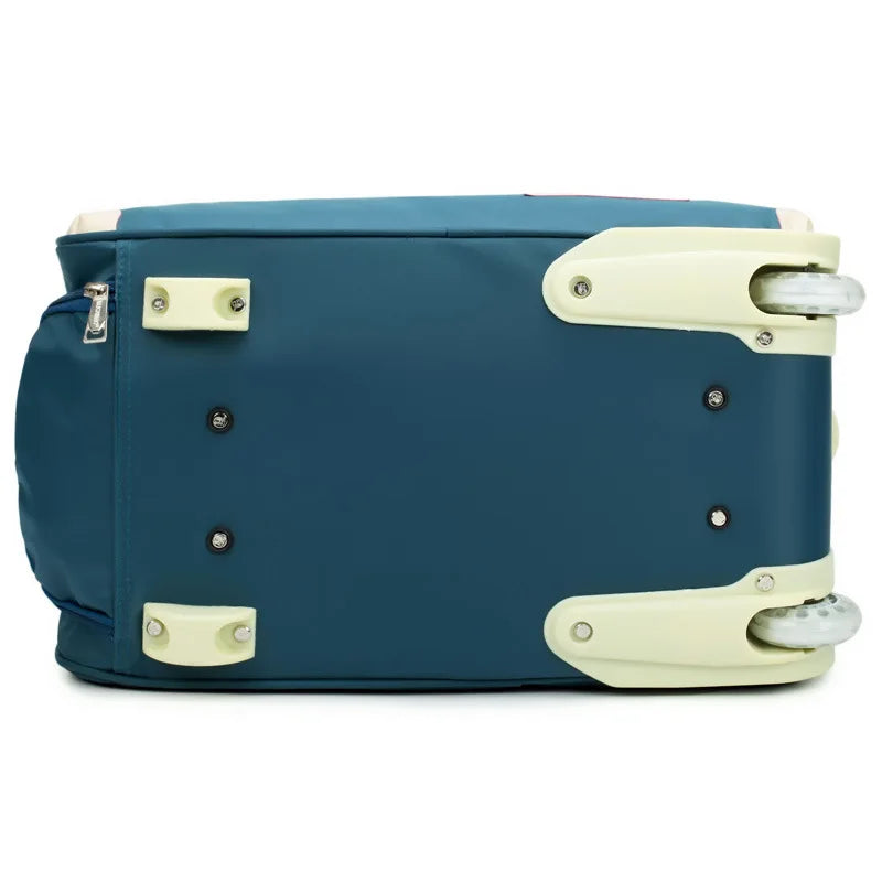 wheeled suitcase bottom view - Pink - Purple - Blue - Black - Orange - Brown