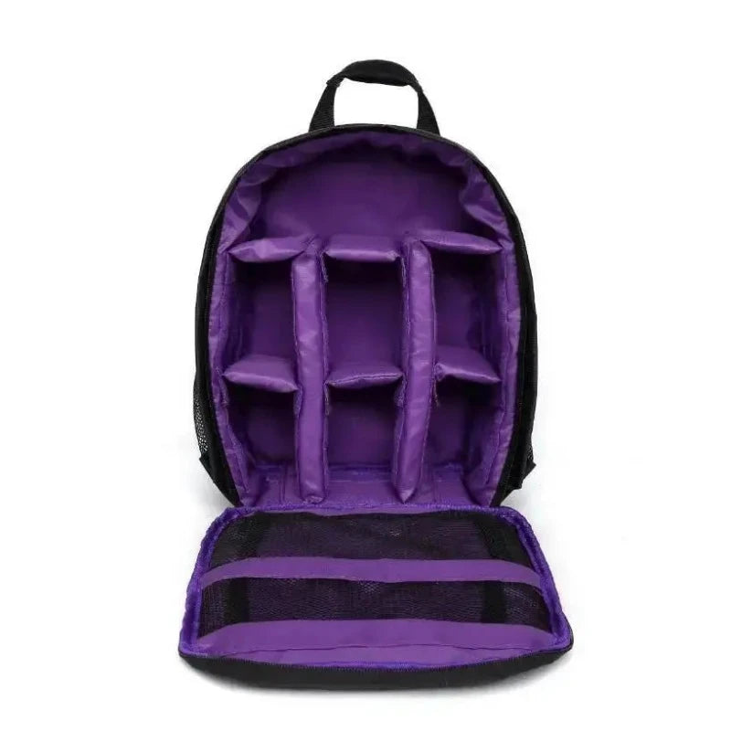 camera backpack - Purple