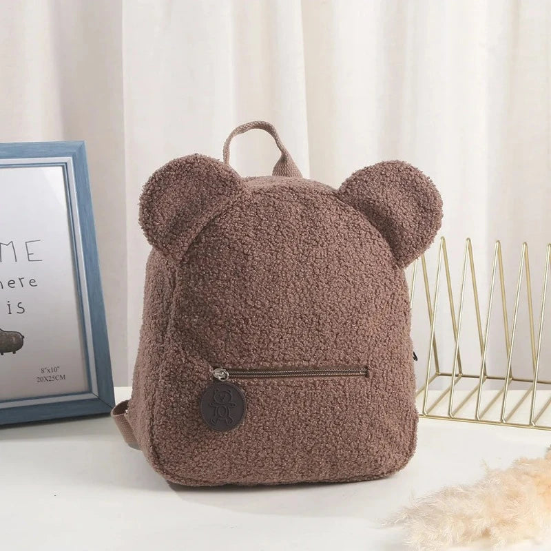 personalised children's backpack - Taupe