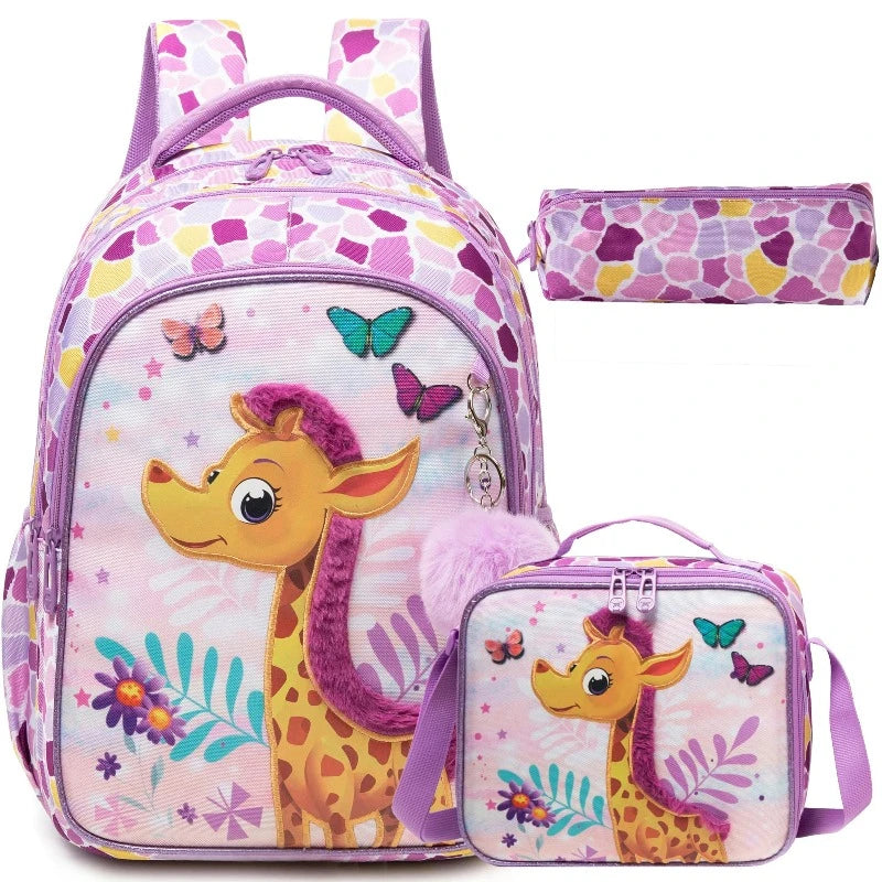 backpack for 6-year-olds - Giraffe Pattern