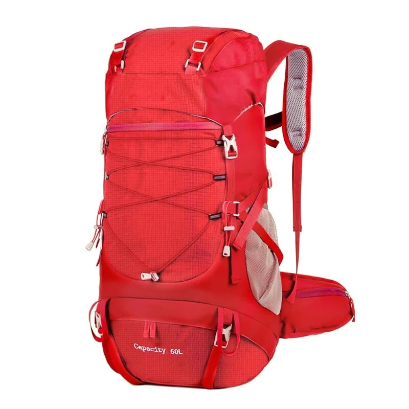 50l hiking bag - Red