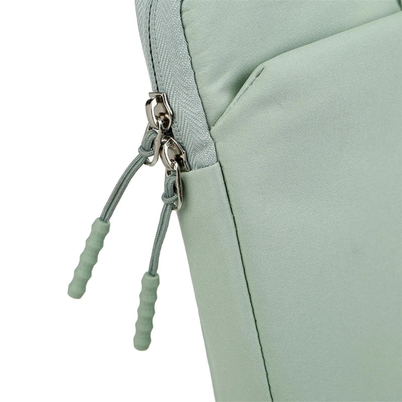 laptop bag close up zip closure - Green - Pink - Beige - Black - Grey - Gray - Blue