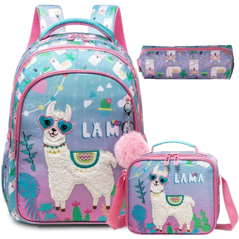 backpack for 6-year-olds - Llama Pattern