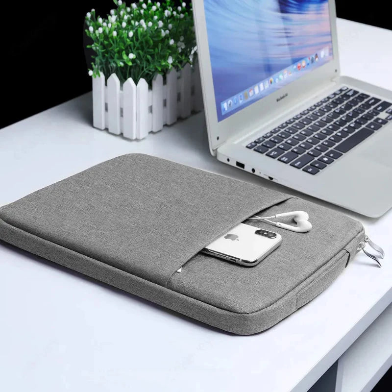 laptop sleeve open compartment - Dark Grey - Dark Gray - Navy Blue - Black - Light Blue - Fuchsia - Light Grey - Light Gray - Violet - Pink