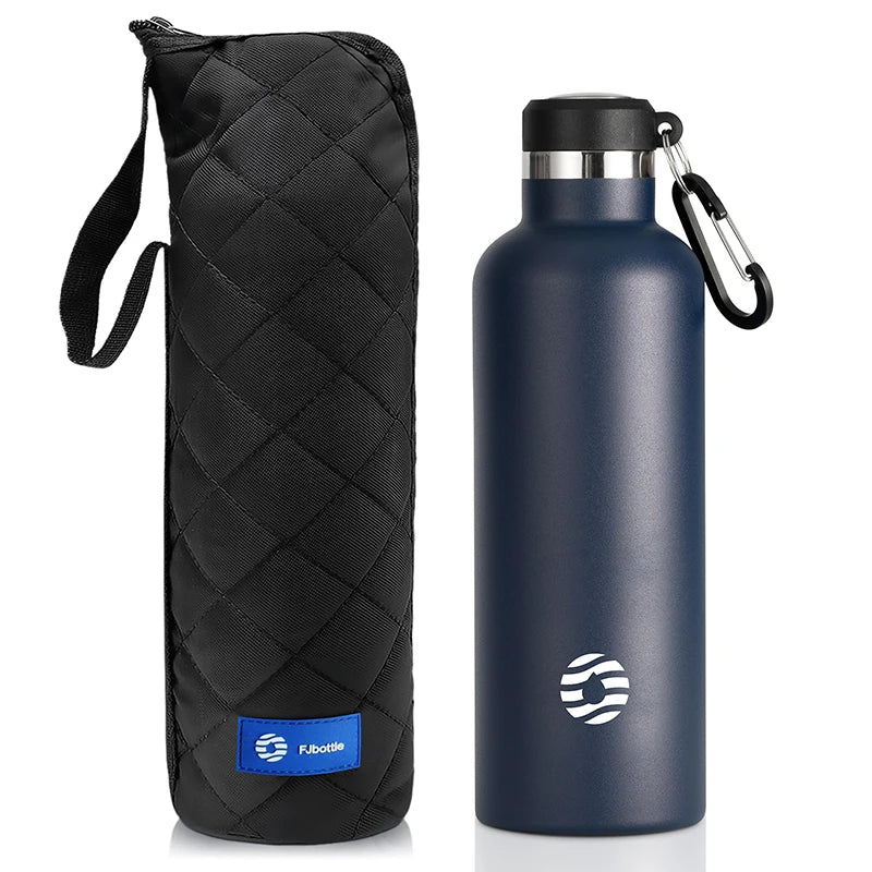 insulated stainless steel bottle - Navy Blue - 750 ml