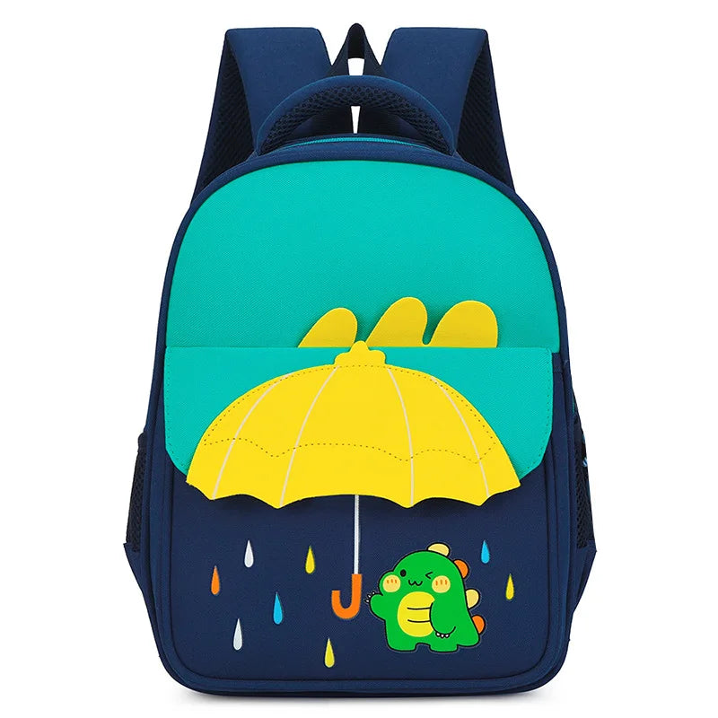 personalised children's backpack - Navy Blue and Green