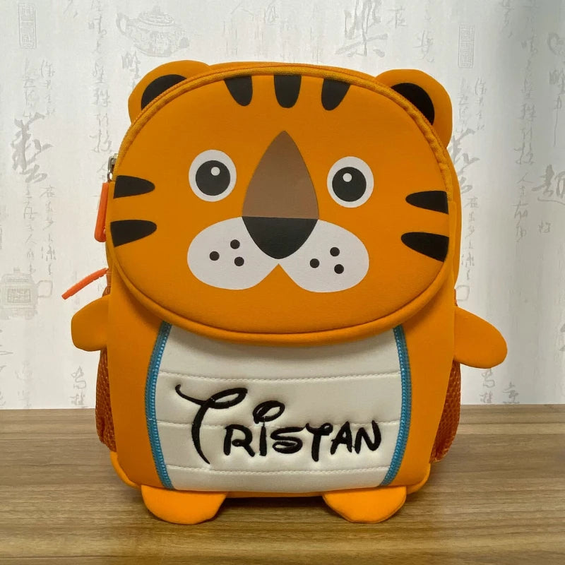 personalized children's bag animal face - Rhinoceros - Unicorn - Elephant - Lion - Pig - Tiger