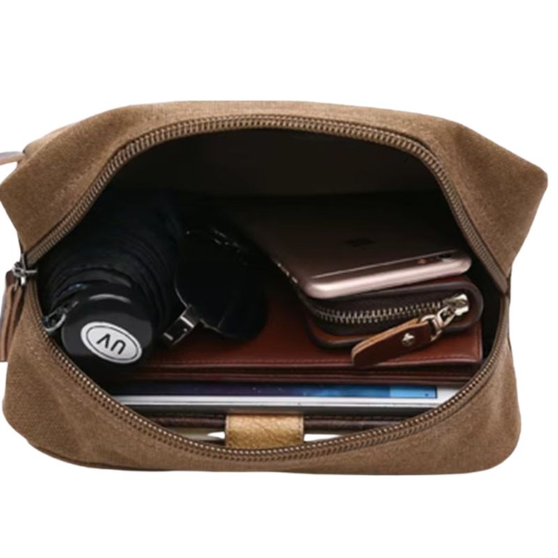 travel toiletry bag for men - Blue - Grey - Gray - Khaki - Black