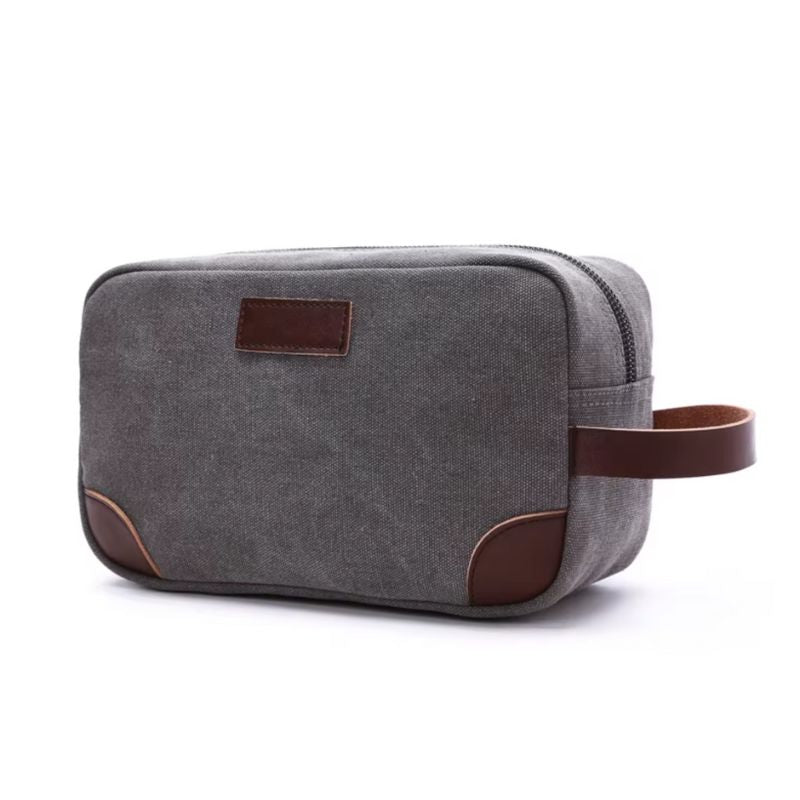 men's toiletry bag - Grey - Gray
