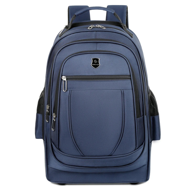 rolling backpack - Navy Blue