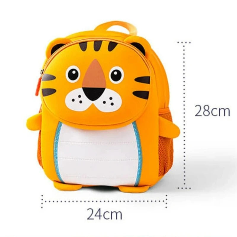 personalized children's bag close up front - Rhinoceros - Unicorn - Elephant - Lion - Pig - Tiger