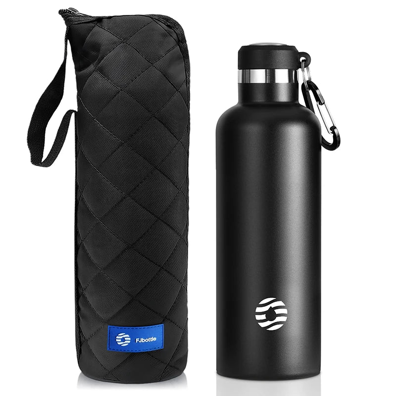 insulated stainless steel bottle - Black - 750 ml