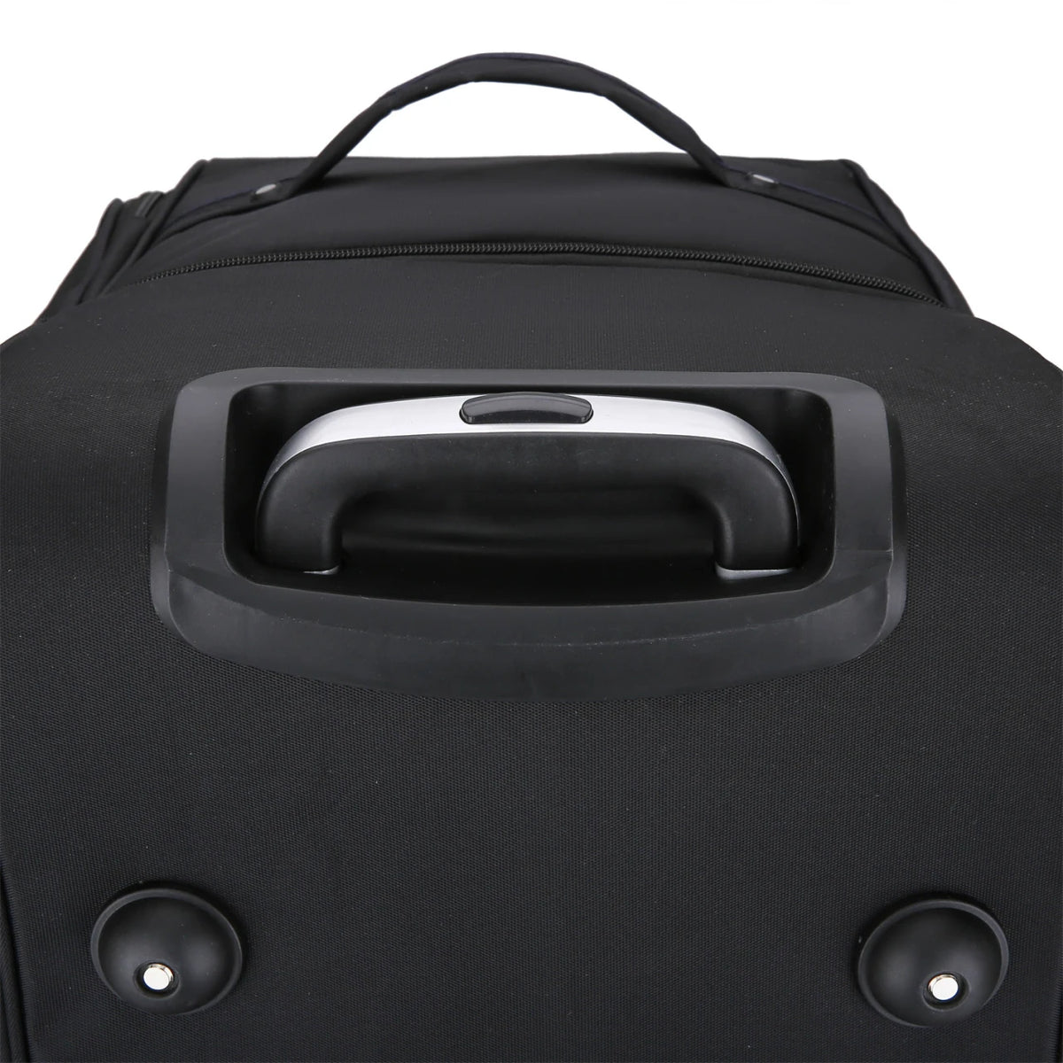 unisex wheeled travel bag close up handle - Pink - Grey - Gray - Black - Navy Blue - Green - Brown