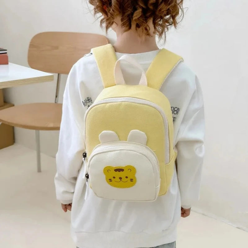 children's backpack 3 years bag worn on back - Beige - Pink - Yellow - Cream White