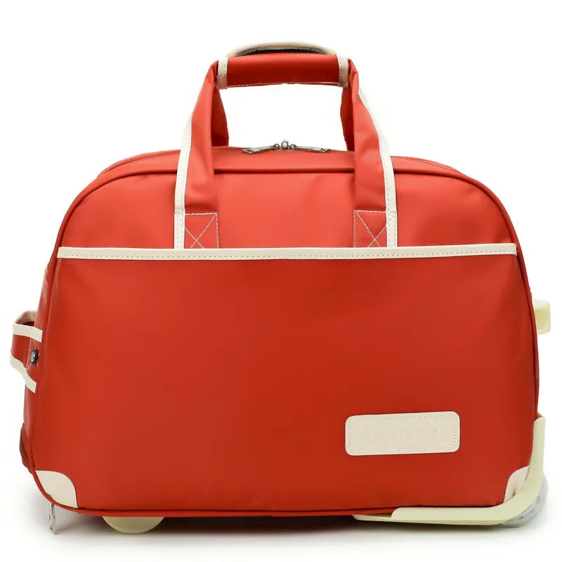 rolling travel bag - Orange