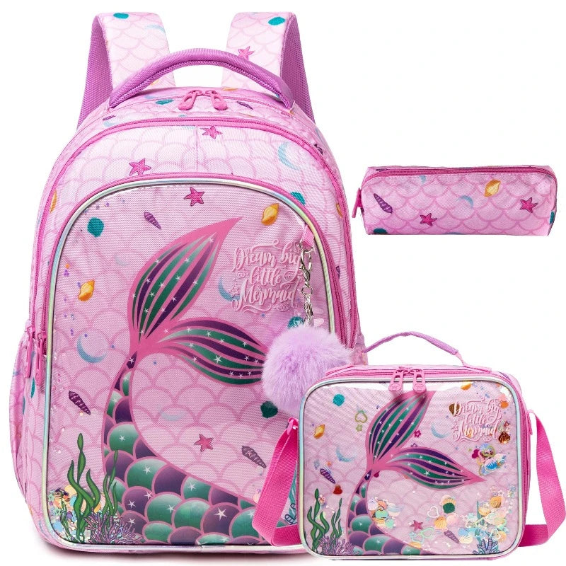 backpack for 6-year-olds - Mermaid Pattern 1