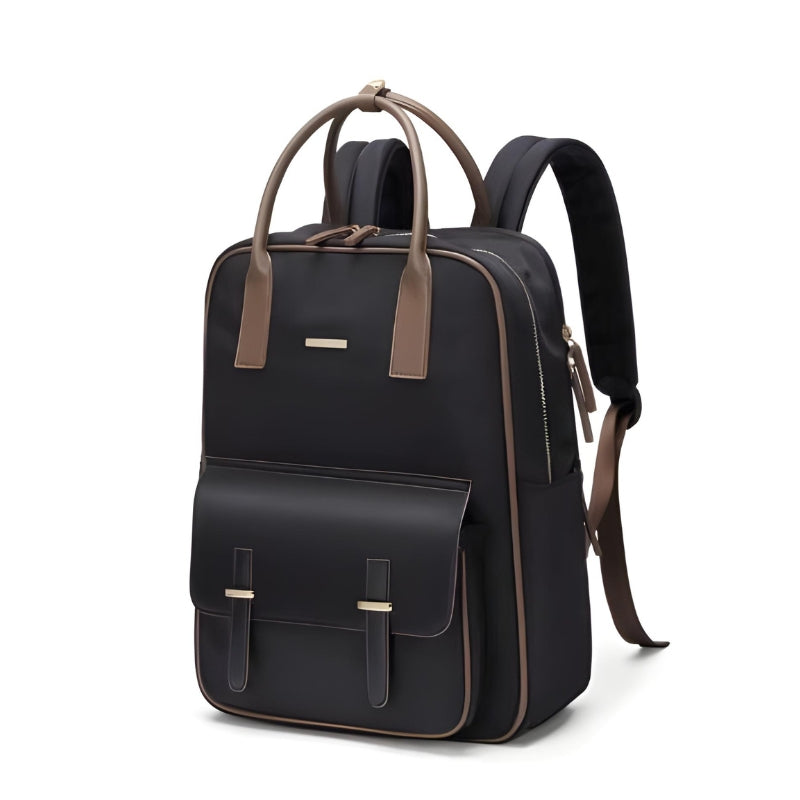 chic women's laptop backpack - Black