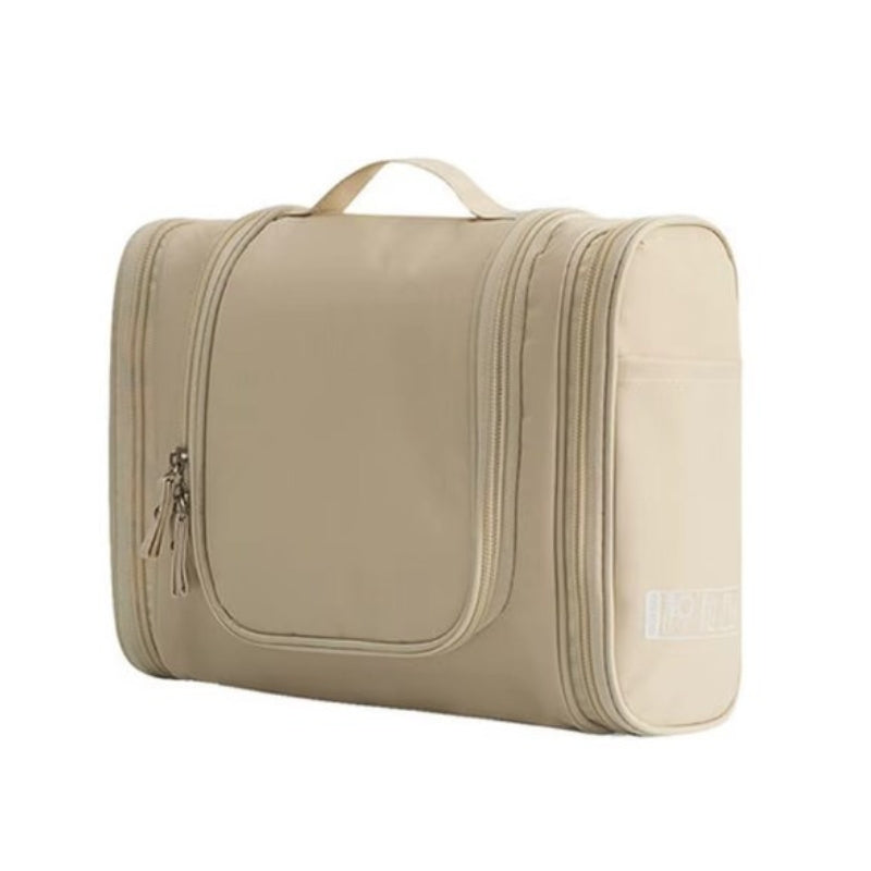 large hanging toiletry bag - Beige