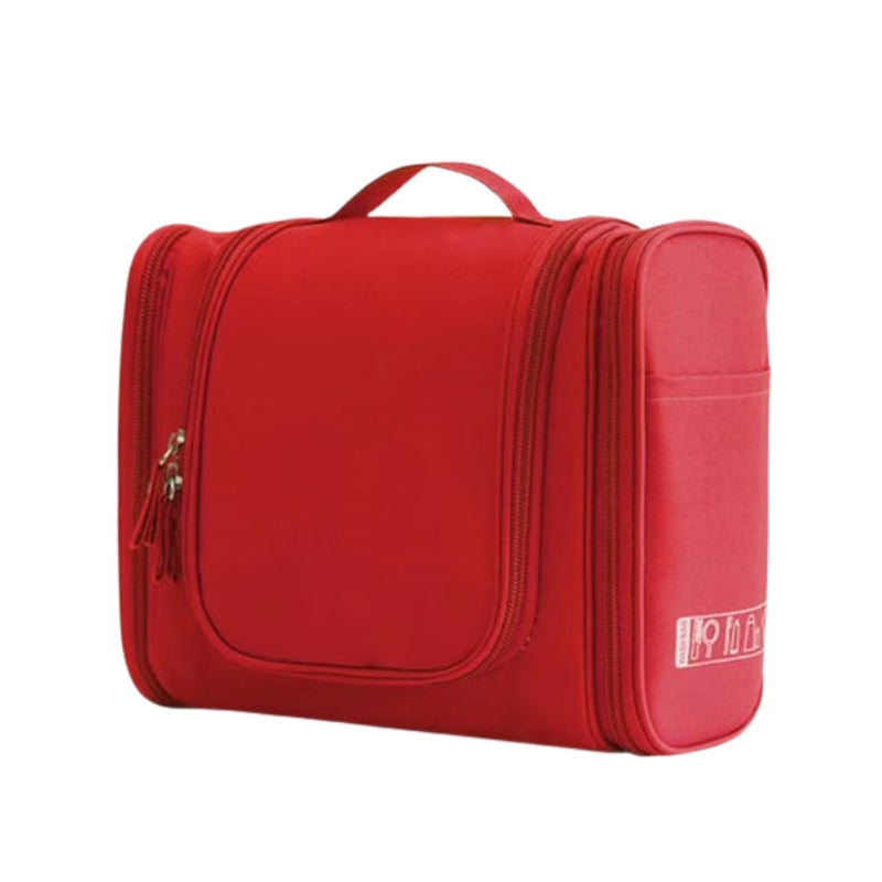 large hanging toiletry bag - Red