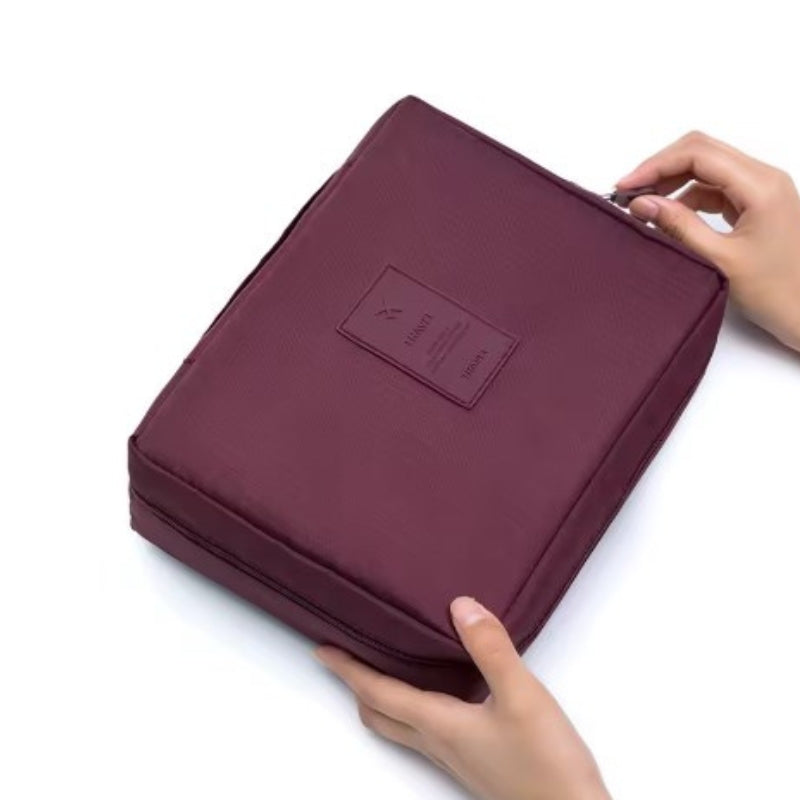 original travel toiletry bag - Wine Red