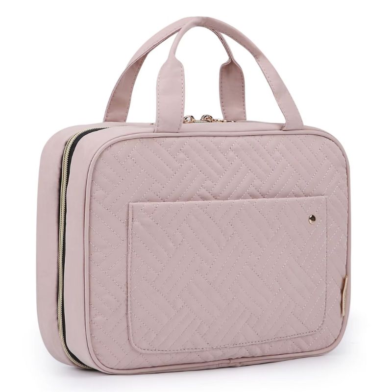 travel toiletry bag for women - Pink