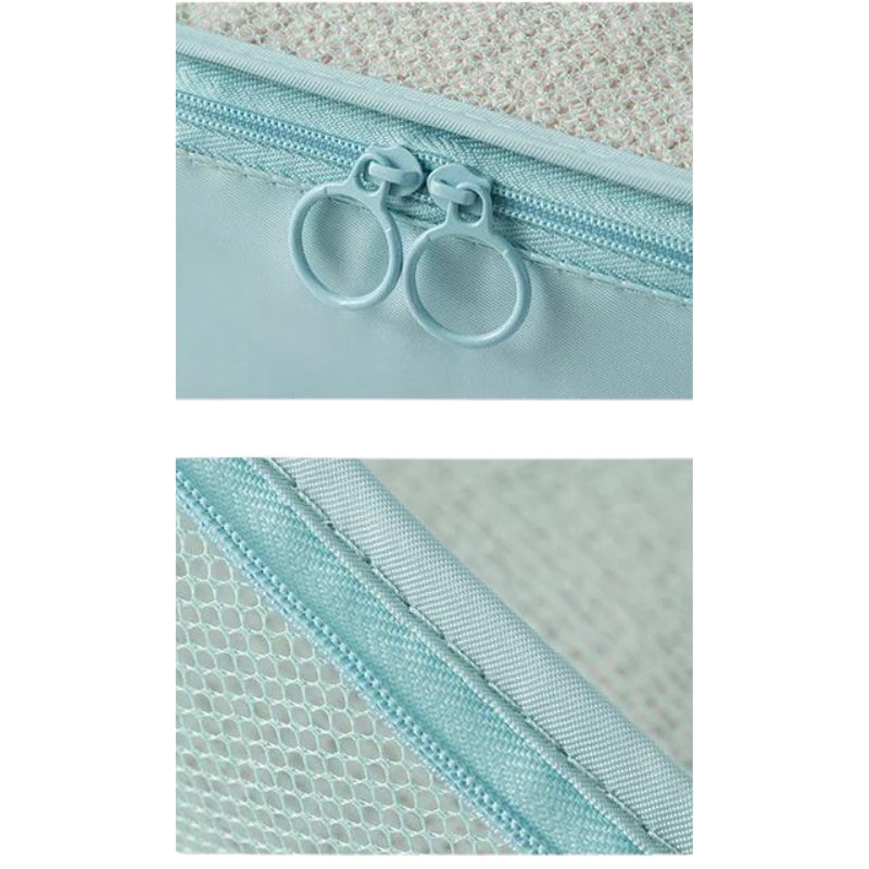 luggage organizer zip closure - Turquoise - Navy Blue - Light Blue - Beige - Black - Grey - Gray - Pink