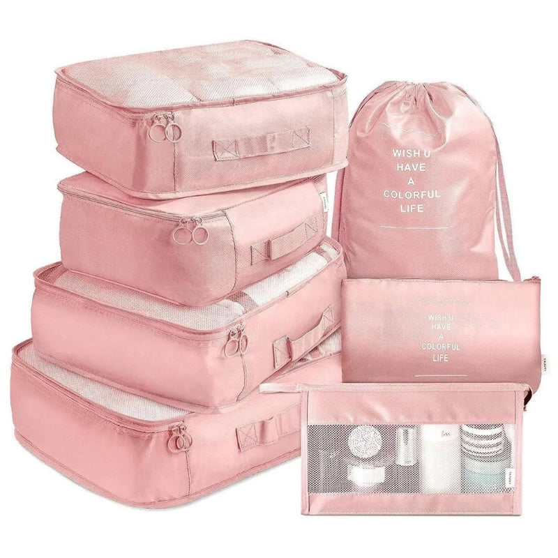 luggage organizer set - Pink