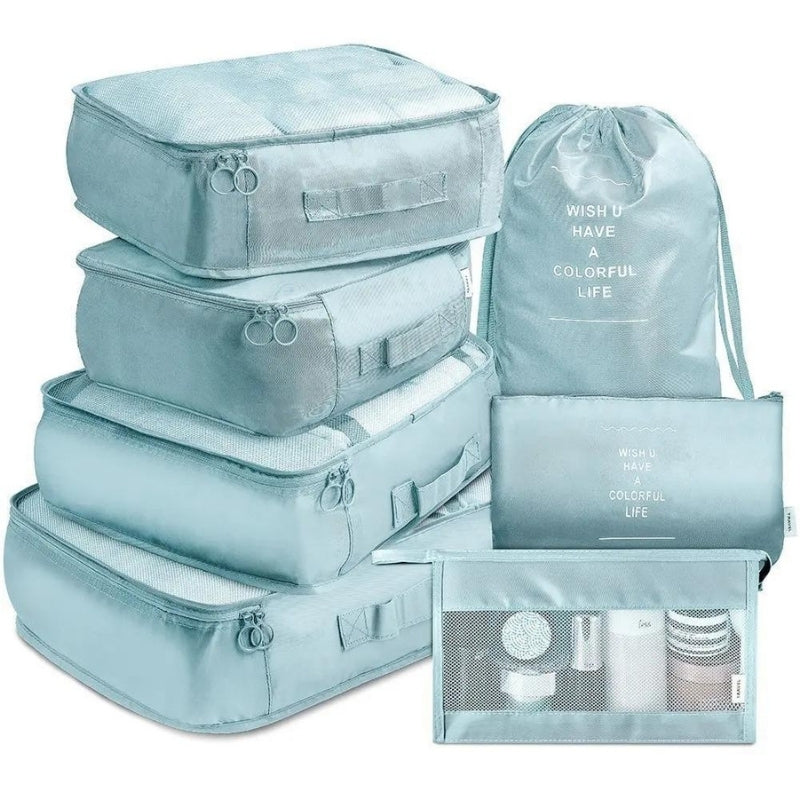 luggage organizer set - Sky Blue