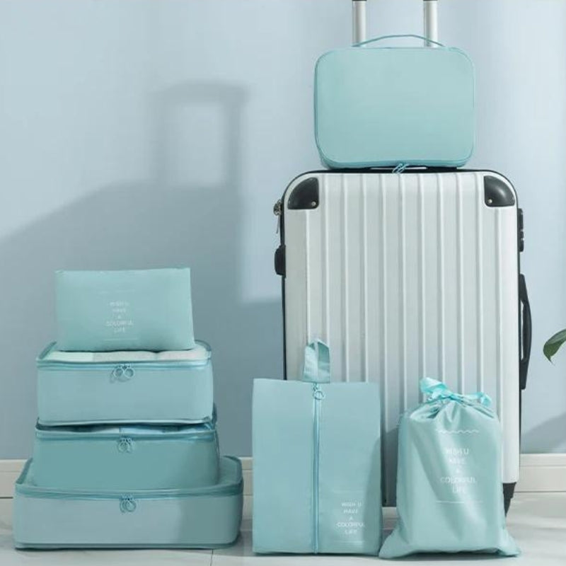 luggage organizer - Turquoise - Navy Blue - Light Blue - Beige - Black - Grey - Gray - Pink