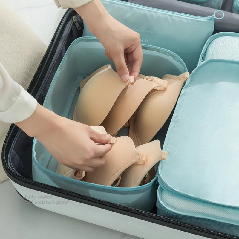 luggage organizer - Turquoise - Navy Blue - Light Blue - Beige - Black - Grey - Gray - Pink