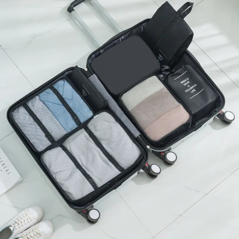 black luggage organizer - Black