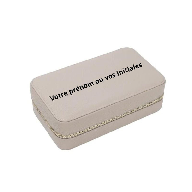 travel jewelry box - Beige