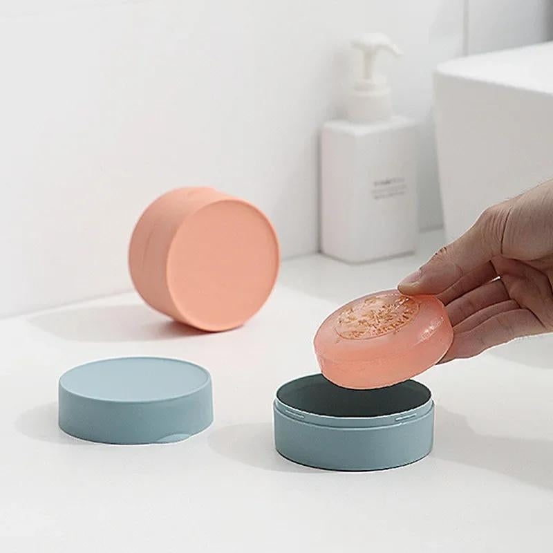 travel soap box - Pink - Green - Yellow - Blue