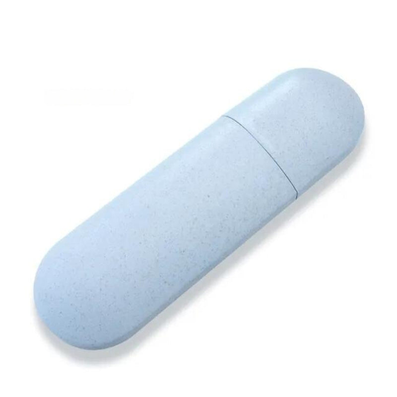 travel toothbrush case - Blue