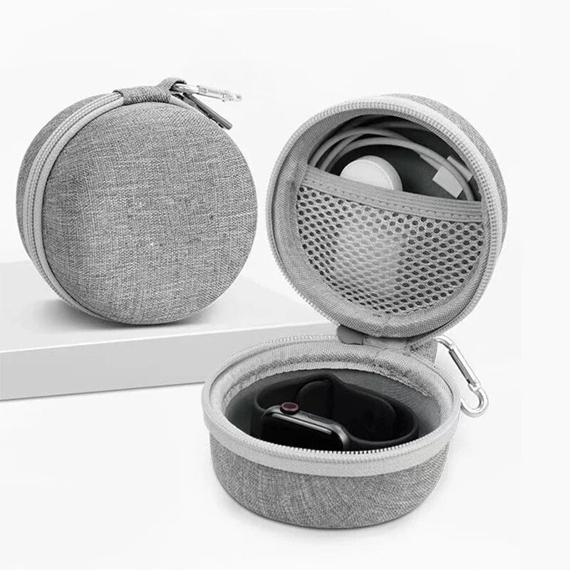 travel watch box for men - Black - Grey - Gray