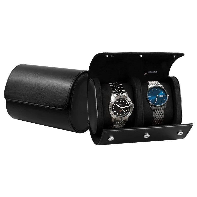 men's watch box - Black - Brown