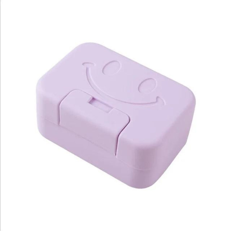 travel soap box - Purple