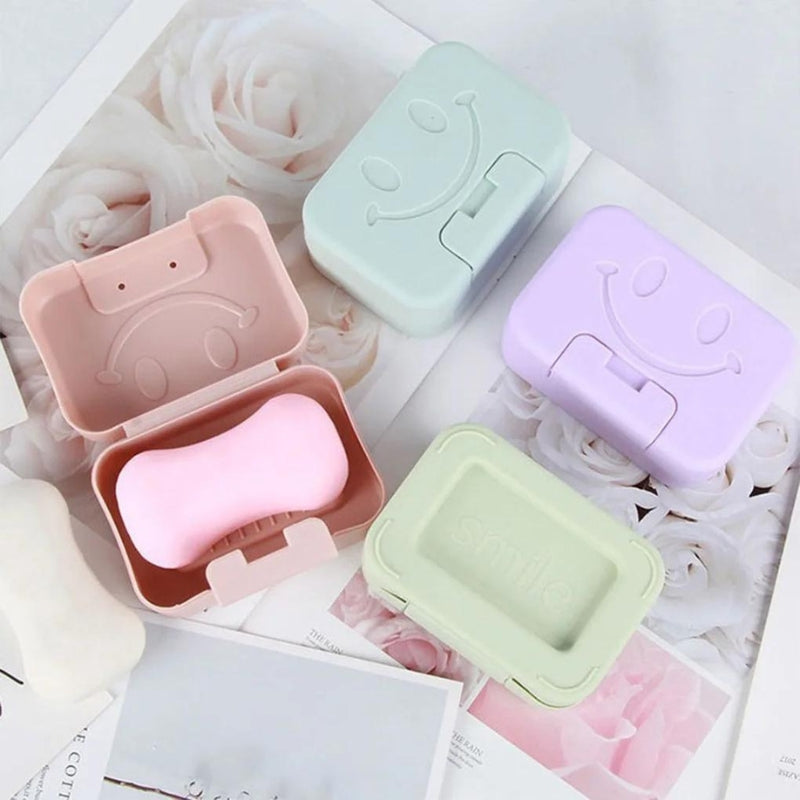 travel soap box - Blue - Green - Pink - Purple