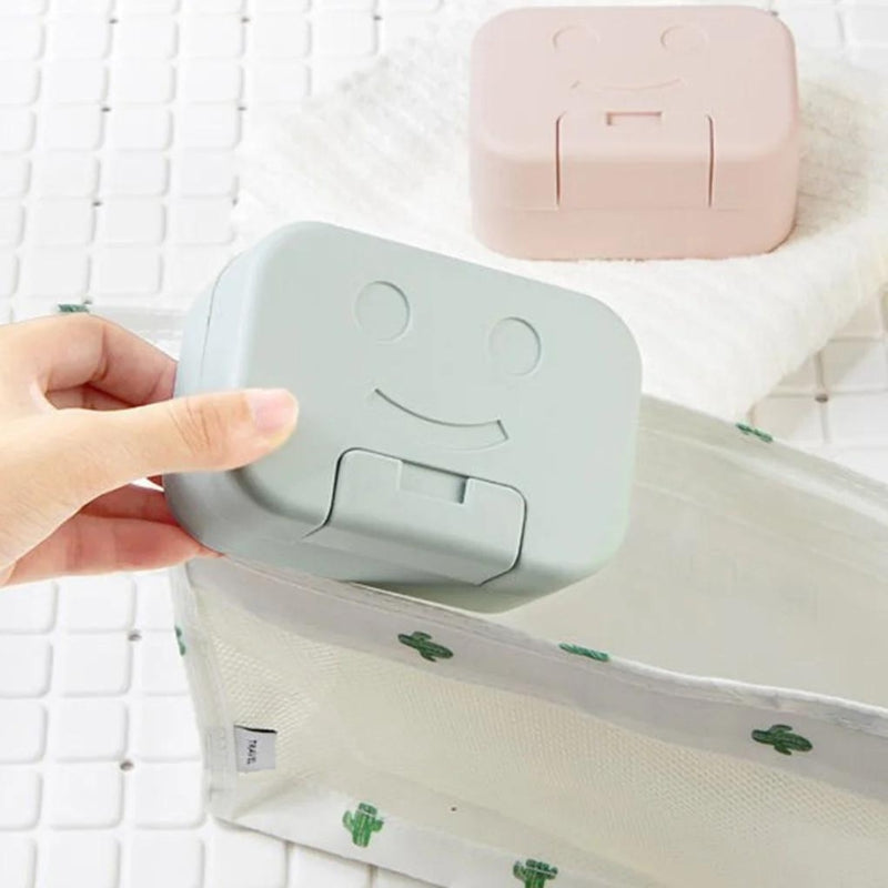 solid soap travel box - Blue - Green - Pink - Purple