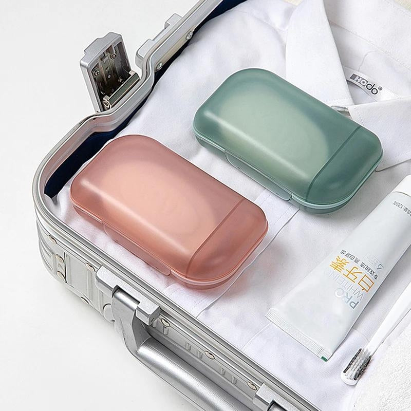 box for solid soap - Grey - Gray - Blue - Pink - Green