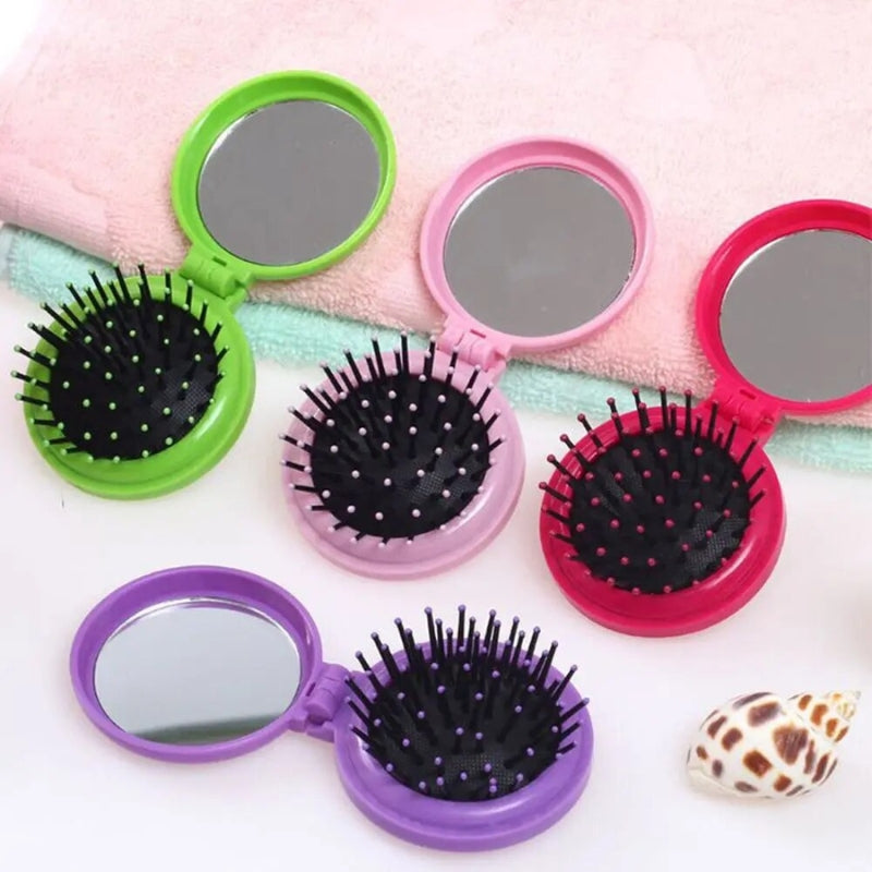 pylones hairbrush - Black - Green - Fuchsia Pink - Pink